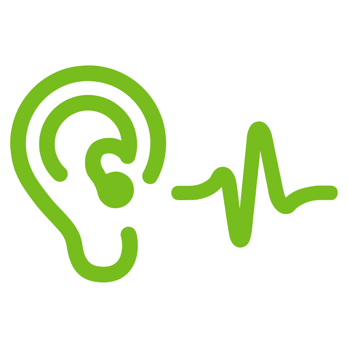 light green ear icon