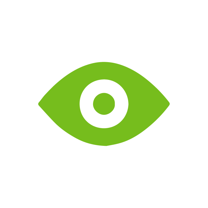 light green eye icon